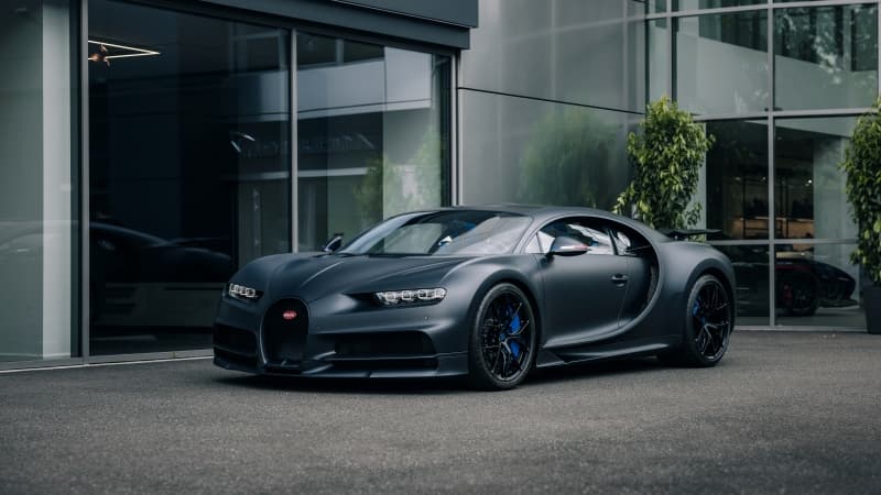 Bugatti Chiron Sport Matte black Wallpaper