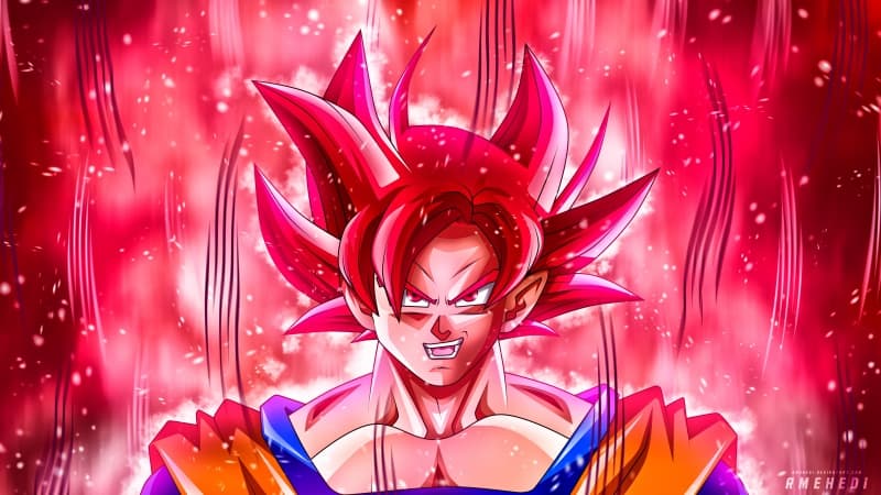 Super Saiyan Goku Flames Wallpaper