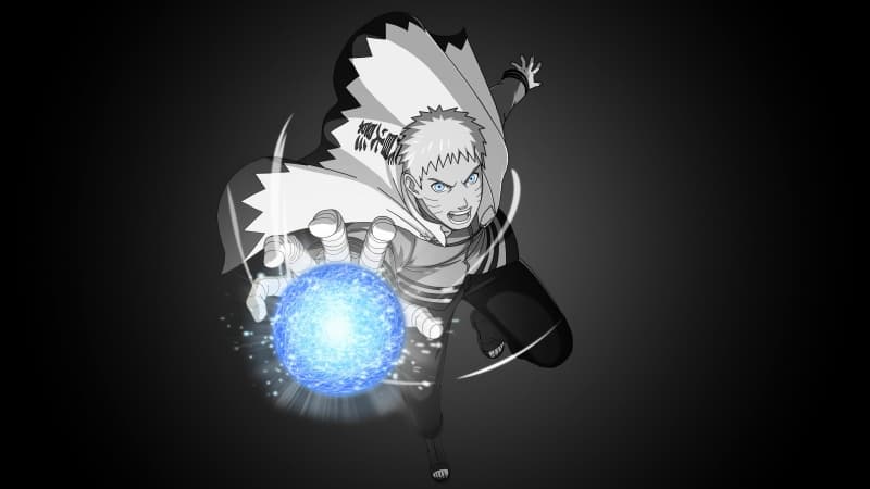 Naruto Rasengan Dark background Wallpaper