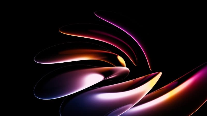 Dark aesthetic 3D Render Wallpaper
