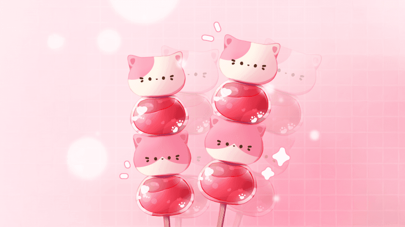Kawaii Candy Wallpaper