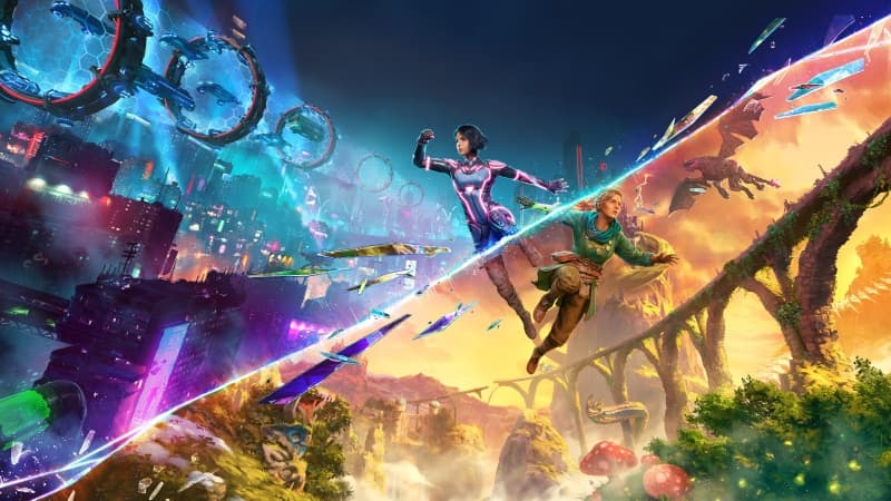 Split Fiction Key Art Wallpaper