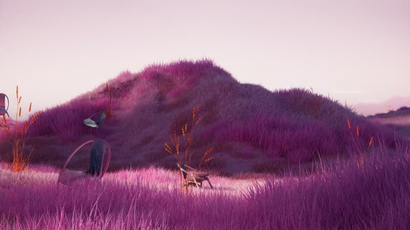 Pink aesthetic Scenery Wallpaper