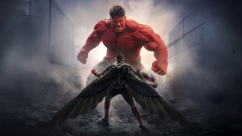 Thunderbolt Ross (Red Hulk) 5K Wallpaper