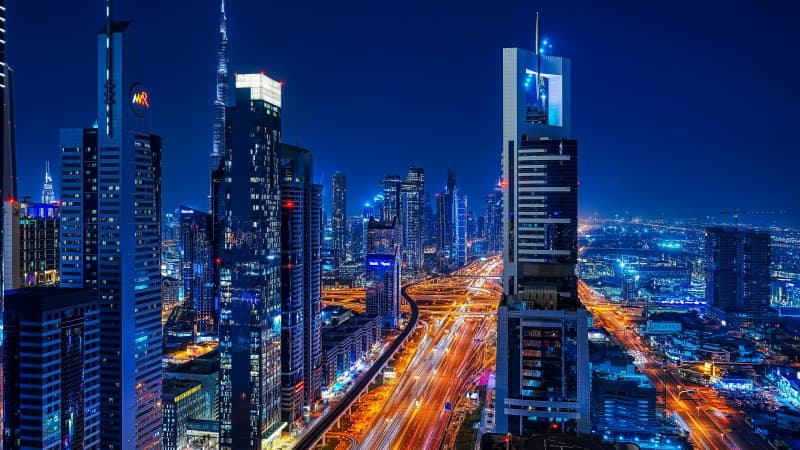 Dubai Sheikh Zayed Road Wallpaper
