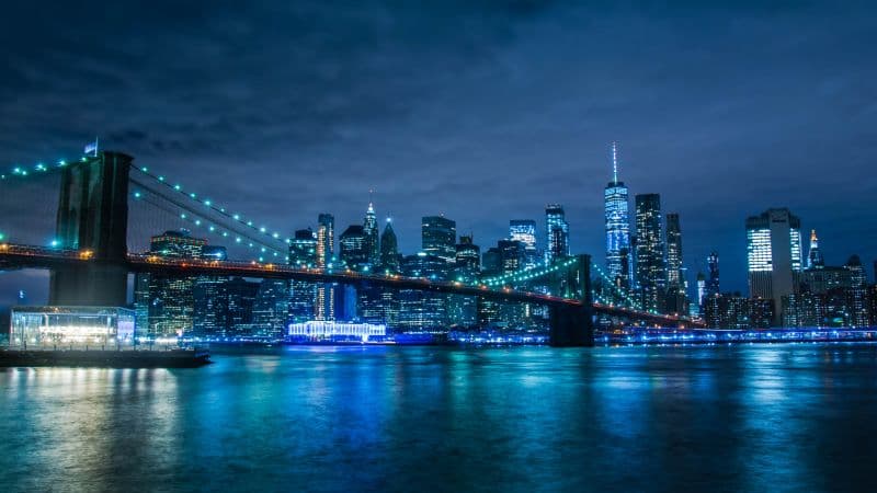 Brooklyn Bridge Manhattan Skyline Wallpaper