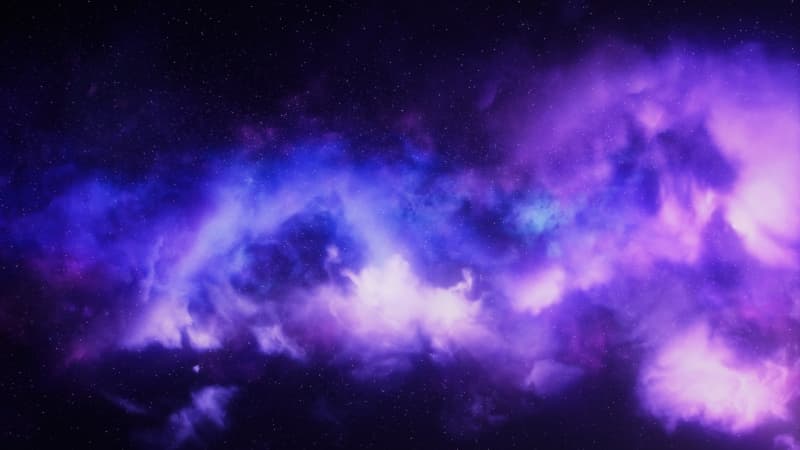 Starry sky Purple aesthetic Wallpaper