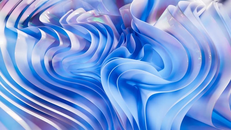 Blue aesthetic Abstract art Wallpaper