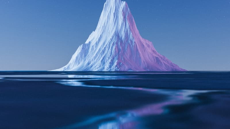 Frozen Iceberg Wallpaper