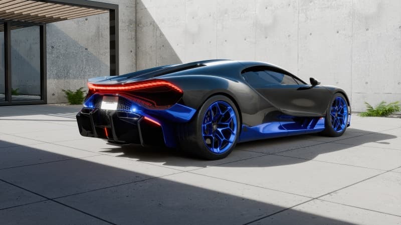 Blue Bugatti Tourbillon Wallpaper