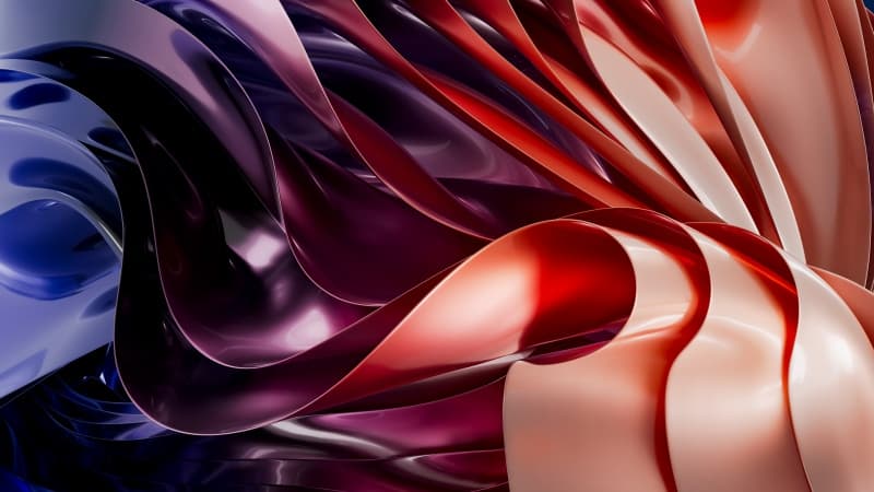 Glossy Abstract art Wallpaper