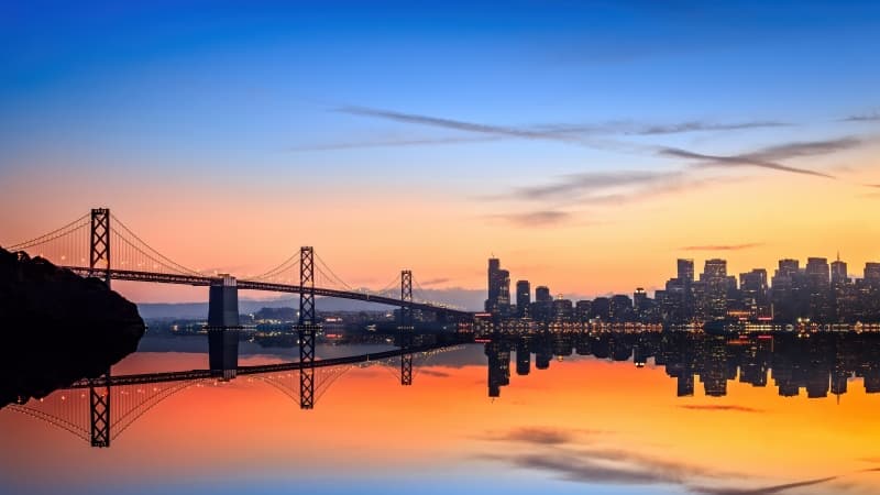San Francisco-Oakland Bay Bridge 5K Wallpaper