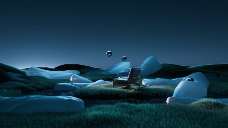 Dreamlike Surreal landscape Wallpaper