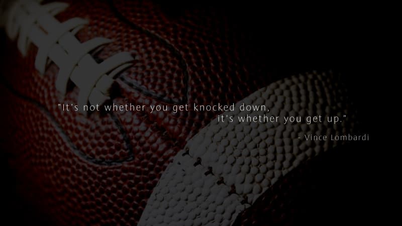 Vince Lombardi Popular quotes Wallpaper