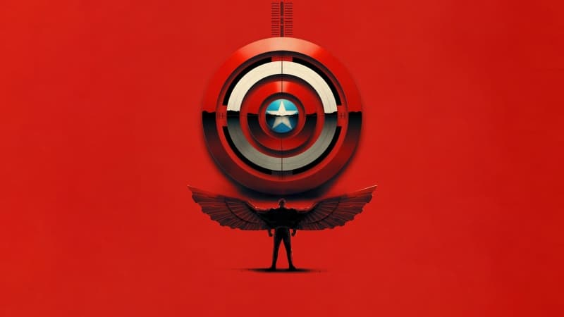 Captain America: Brave New World Red aesthetic Wallpaper