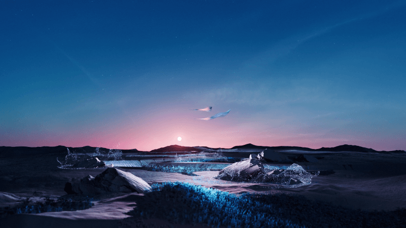 Artificial Scenery Wallpaper