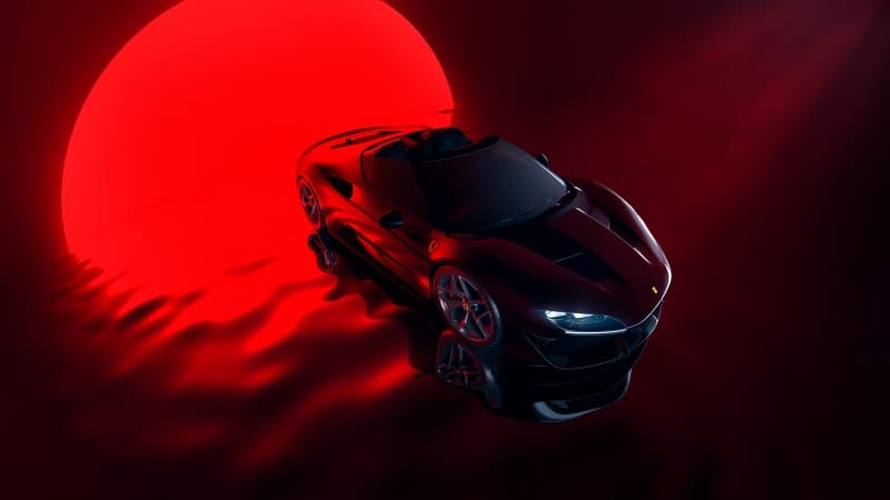 Ferrari J50 Red aesthetic Wallpaper