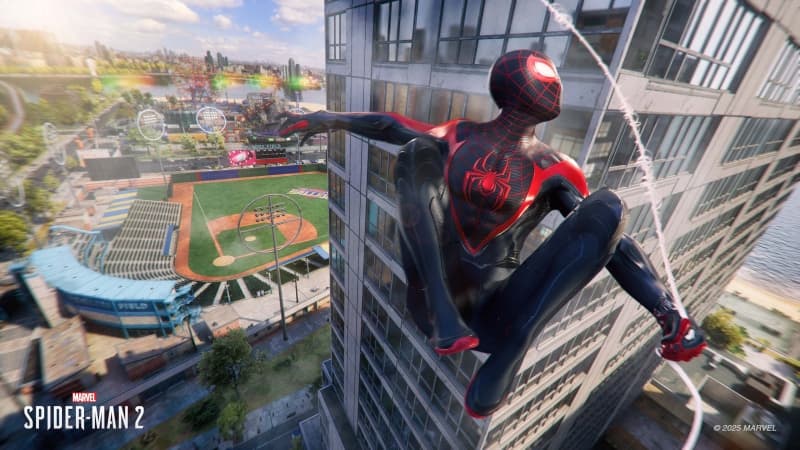 Miles Morales Swing Wallpaper