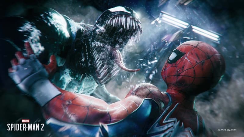 Venom vs Spiderman Marvel's Spider-Man 2 Wallpaper