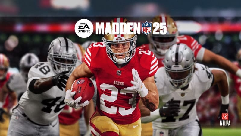 Christian McCaffrey Madden NFL 25 Wallpaper