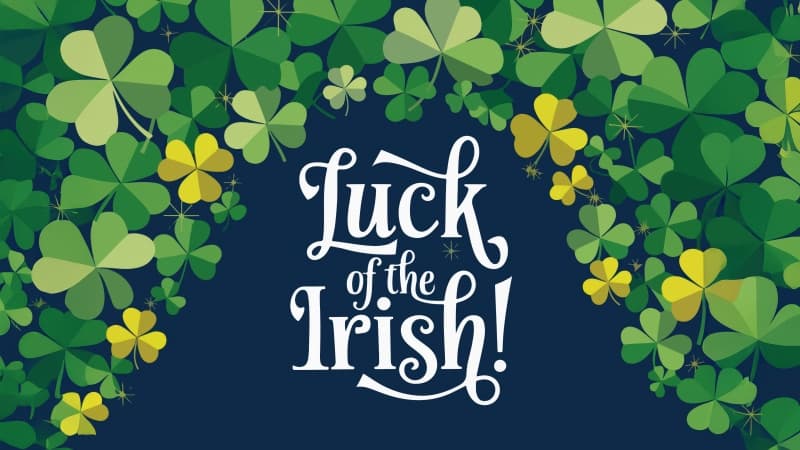 Luck of the Irish Greeting Card Wallpaper