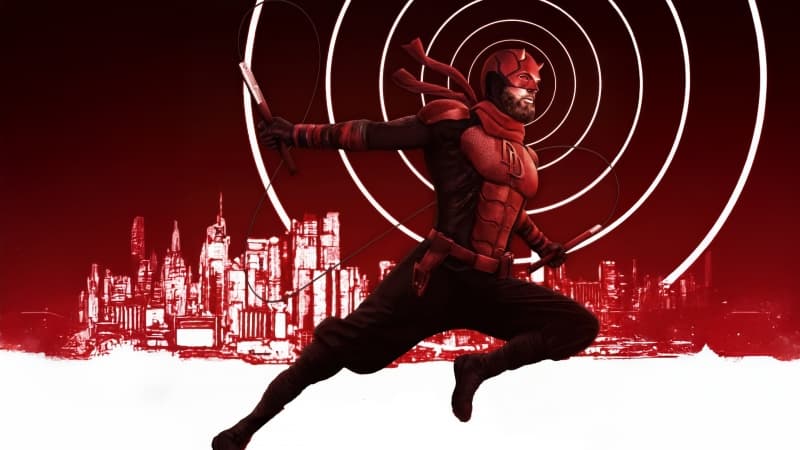 Daredevil: Born Again Red aesthetic Wallpaper