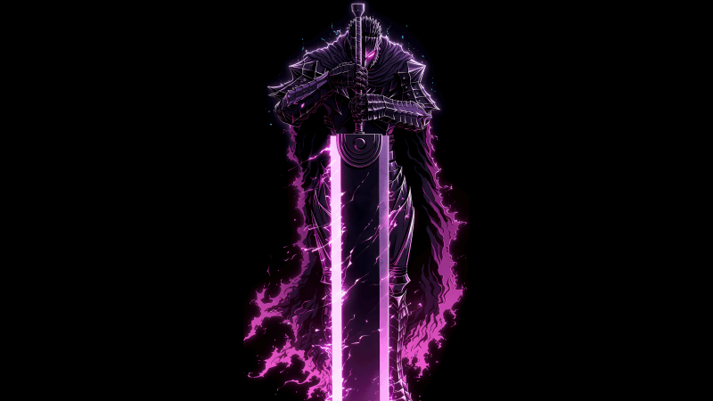 Guts Neon Wallpaper