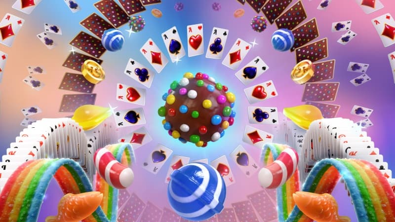 Candy Crush Solitaire 5K Wallpaper