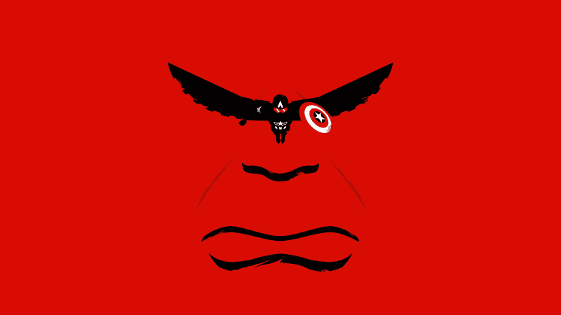Captain America: Brave New World Minimalist Wallpaper