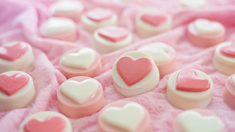 Valentine Candies Wallpaper