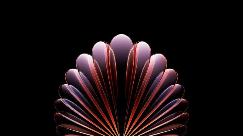 Red abstract Metallic Wallpaper