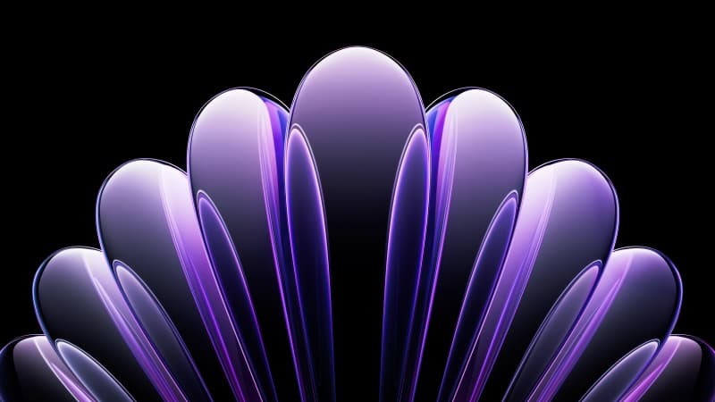 Purple abstract Metallic Wallpaper