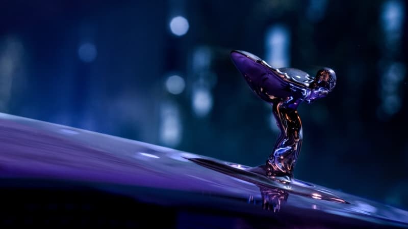 Rolls-Royce Black Badge Spectre Purple aesthetic Wallpaper