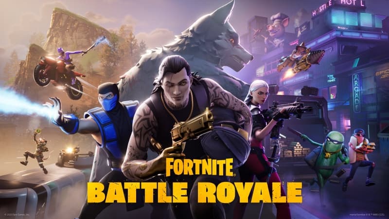 Fortnite Battle Royale 2025 Games Wallpaper
