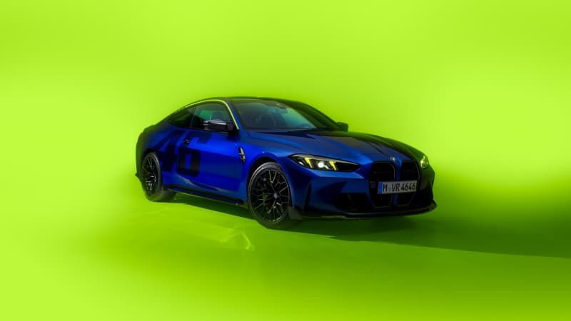BMW M4 CS Edition VR46 8K Wallpaper