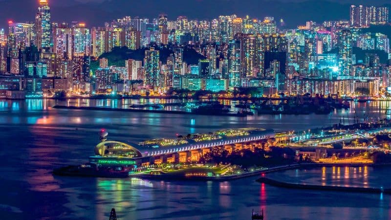 Hong Kong City Aesthetic Wallpaper