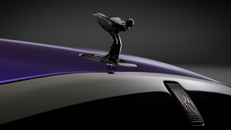 Spirit of Ecstasy Rolls-Royce Black Badge Spectre Wallpaper