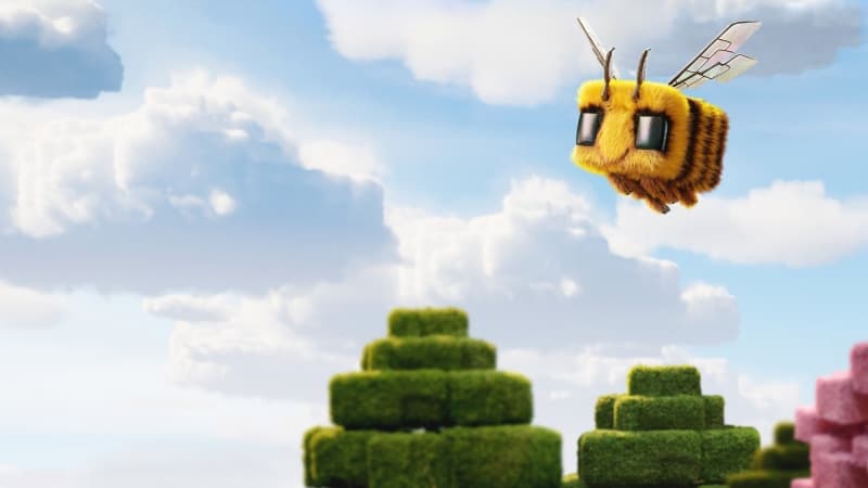 Bee A Minecraft Movie Wallpaper