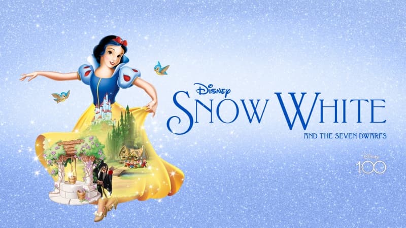 Snow White and the Seven Dwarfs Blue aesthetic Wallpaper