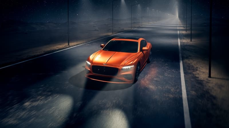 Bentley Continental GT Speed Night time Wallpaper