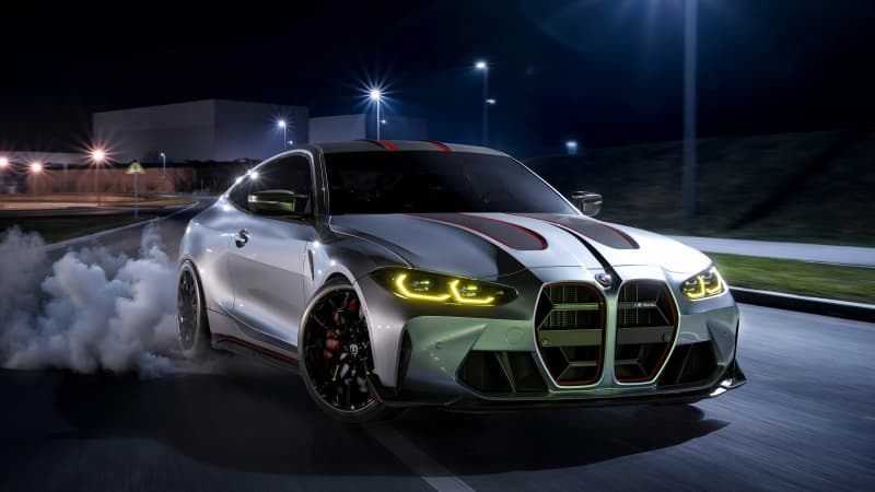 BMW M4 CSL Night Wallpaper