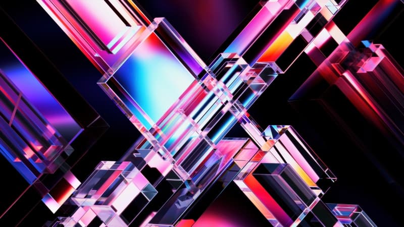 Vibrant Abstract art Wallpaper