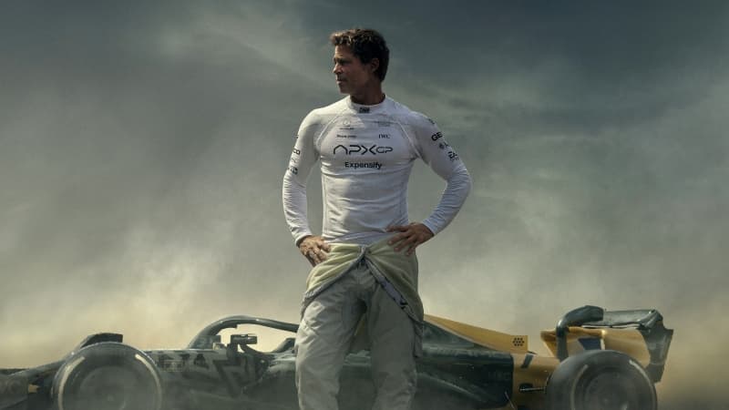 Brad Pitt as Sonny Hayes F1: The Movie Wallpaper