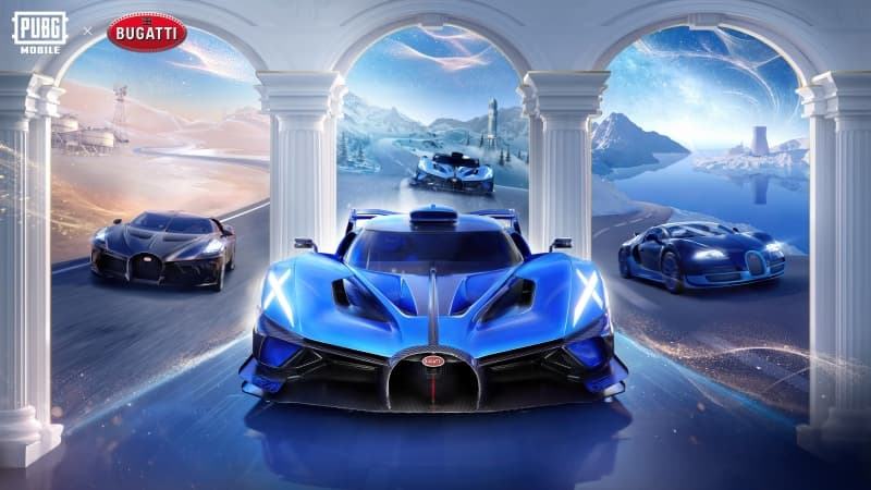 PUBG MOBILE x Bugatti 2025 Wallpaper