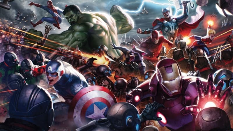 Marvel Future Fight Heroes Wallpaper