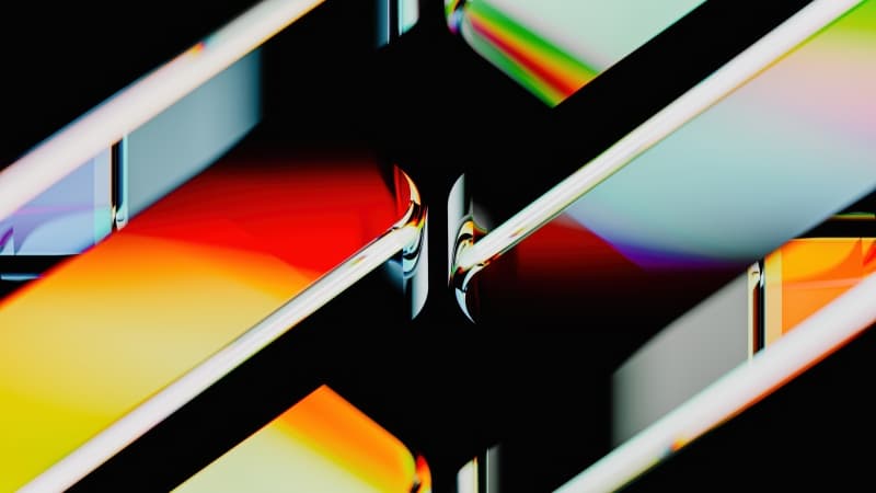 Glass Refraction Wallpaper