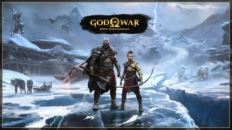 God of War 20th Anniversary Wallpaper