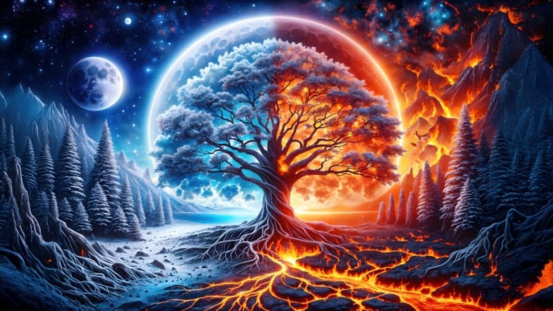 Surreal Duality Wallpaper