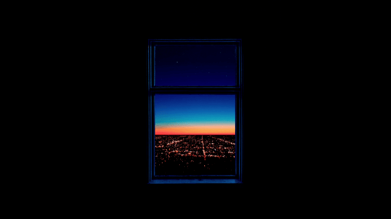 Dark aesthetic City night Wallpaper