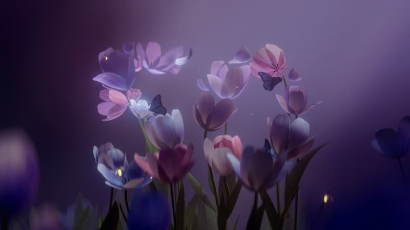 Microsoft 50th Anniversary Tulips Wallpaper